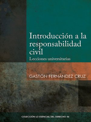 cover image of Introducción a la responsabilidad civil